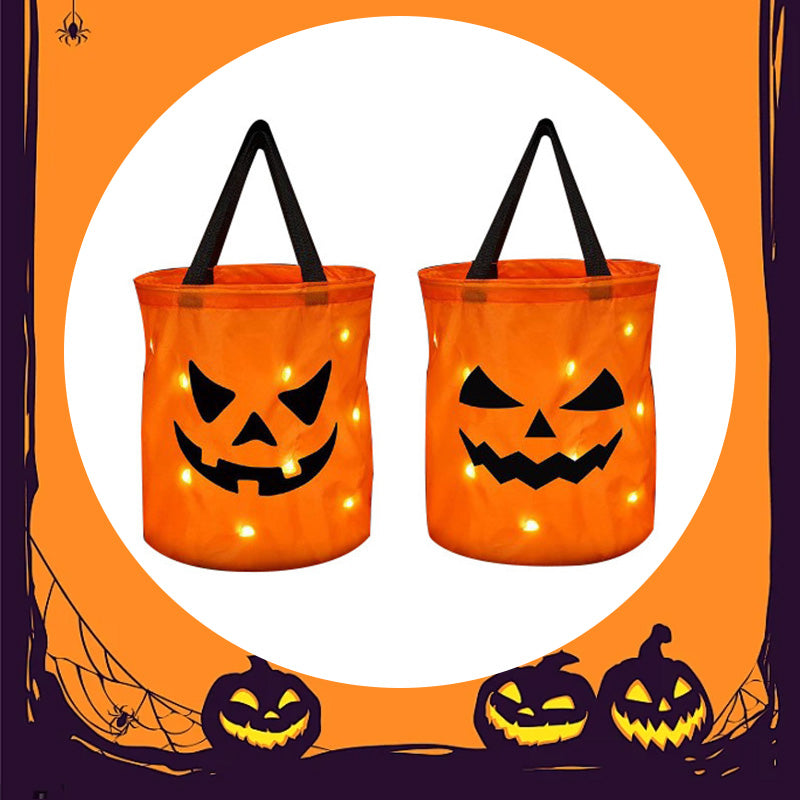đđąđą50% RABATT NU!! â°đ„Halloween lysande pumpa godisvĂ€ska