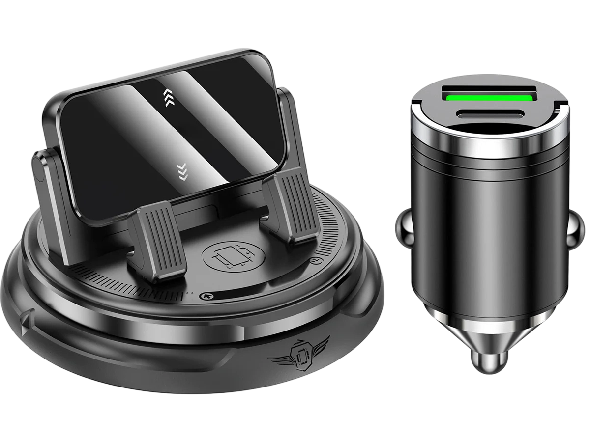 360° roterande instrumentbrädatelefonhållare för bil