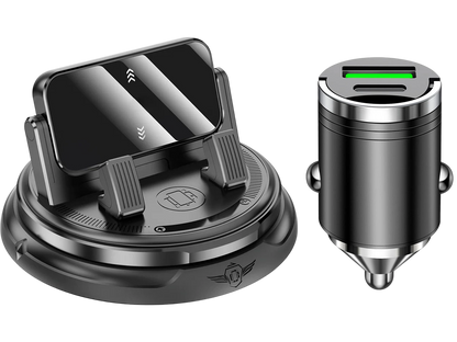 360° roterande instrumentbrädatelefonhållare för bil