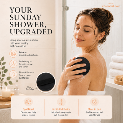 🥳 POPULÄR NYHET 🥳 50% OFF ✨🚿osybeary® Exfolierande Skrubbkudde – Återanvändbar Kroppsskrubb för Mjuk och Fräsch Hud 🧖‍♀️