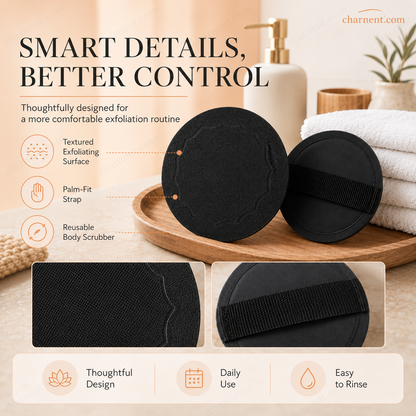🥳 POPULÄR NYHET 🥳 50% OFF ✨🚿osybeary® Exfolierande Skrubbkudde – Återanvändbar Kroppsskrubb för Mjuk och Fräsch Hud 🧖‍♀️