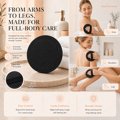 🥳 POPULÄR NYHET 🥳 50% OFF ✨🚿osybeary® Exfolierande Skrubbkudde – Återanvändbar Kroppsskrubb för Mjuk och Fräsch Hud 🧖‍♀️