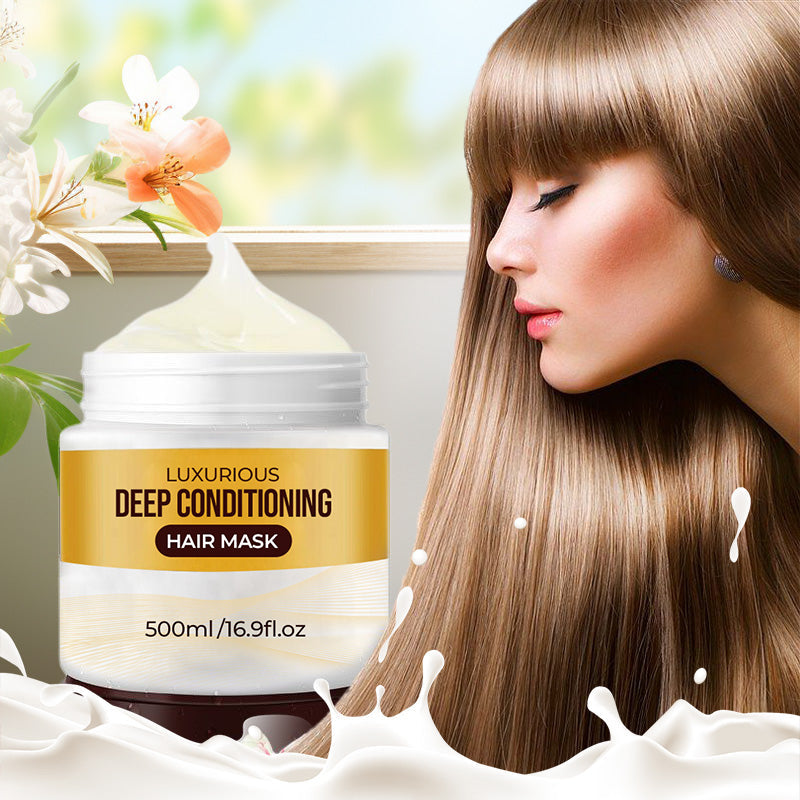 🔥BUY MORE SAVE MORE!🔥Collagen Hair Treatment Deep Repair Conditioning Argan Oil Collagen Hair Mask Essence for Dry Damaged Hair All Hair Types