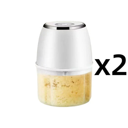 🧄 50% RABATT! ⚡ Trådlös Mini Elektrisk Vitlökshackare – Kraftfull & Effektiv, Lätt att Rengöra & Perfekt för Köket 🔪