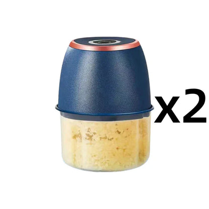 🧄 50% RABATT! ⚡ Trådlös Mini Elektrisk Vitlökshackare – Kraftfull & Effektiv, Lätt att Rengöra & Perfekt för Köket 🔪