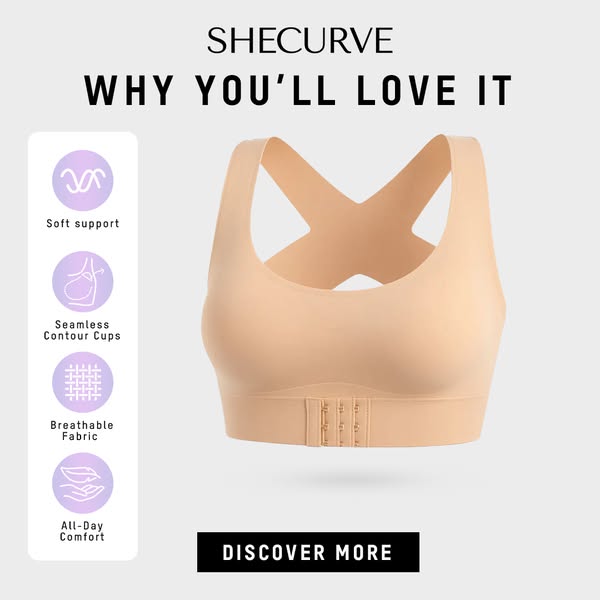 ⚡ AlignLift Posture-Perfect Wireless BH – Hela dagens komfort, andningsbar och redo för sommaren 💕