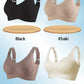 🎁Köp 1 Få 3 Förpackningar💕Ribbad Push Up Justerbar Trådlös BH för kvinnor