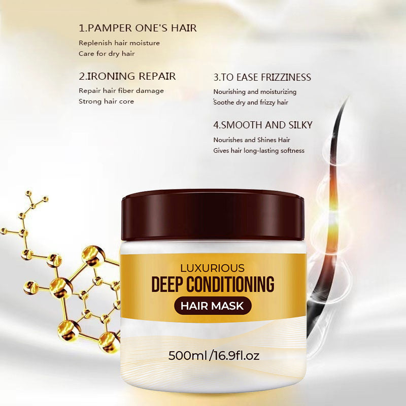 🔥BUY MORE SAVE MORE!🔥Collagen Hair Treatment Deep Repair Conditioning Argan Oil Collagen Hair Mask Essence for Dry Damaged Hair All Hair Types