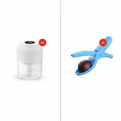 🧄 50% RABATT! ⚡ Trådlös Mini Elektrisk Vitlökshackare – Kraftfull & Effektiv, Lätt att Rengöra & Perfekt för Köket 🔪