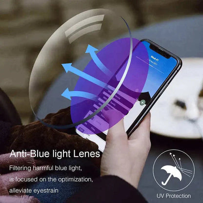 🎉 💥Hårt slitstarka läsglasögon med blåljusfilter för nä