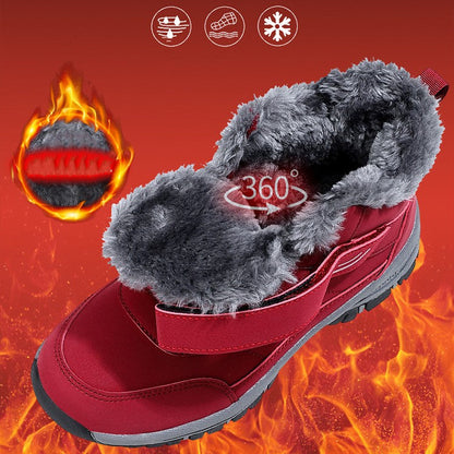 🎅 50% rabatt! 🎅 Plysch och tjocka bomullshalkfria skor