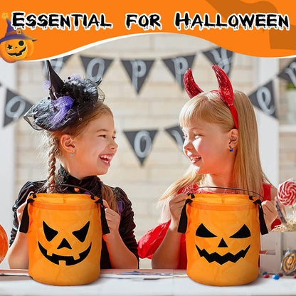 🎃📢📢50% RABATT  NU!! ⏰🔥Halloween lysande pumpa godisväska