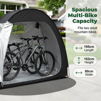 ⏰ Multifunktionellt portabelt utomhusförråd för cyklar ⛺