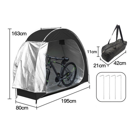 ⏰ Multifunktionellt portabelt utomhusförråd för cyklar ⛺