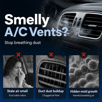 🚗 Djupverkande AC-rengöring för bil – Skumrengöring som fräschar upp ventilationssystemet