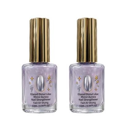 💜 50 % RABATT NU! ✨ Lila glansig spegelnegelförstärkare – stärker svaga naglar, snabbtorkande & långvarig glans – perfekt för nagelvård hemma 💅