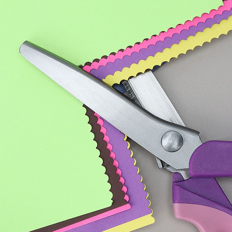 ✂️✨ Multifunktionell sicksacksax – Tandad tygsax för sömnad, byxor & DIY